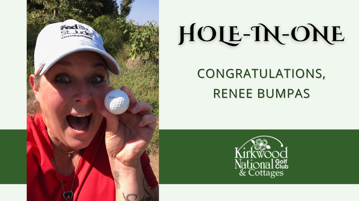 Hole In One! Renee Bumpas 9/8/23